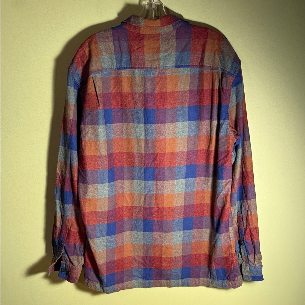 Patagonia Men's Plaid Flannel Shirt - Multi-Color Large - Picture 8 of 11